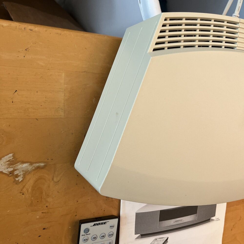 Bose Wave Radio II AM/FM Stereo Off White Clock Radio w Remote Manual Very Clean - Picture 7 of 13